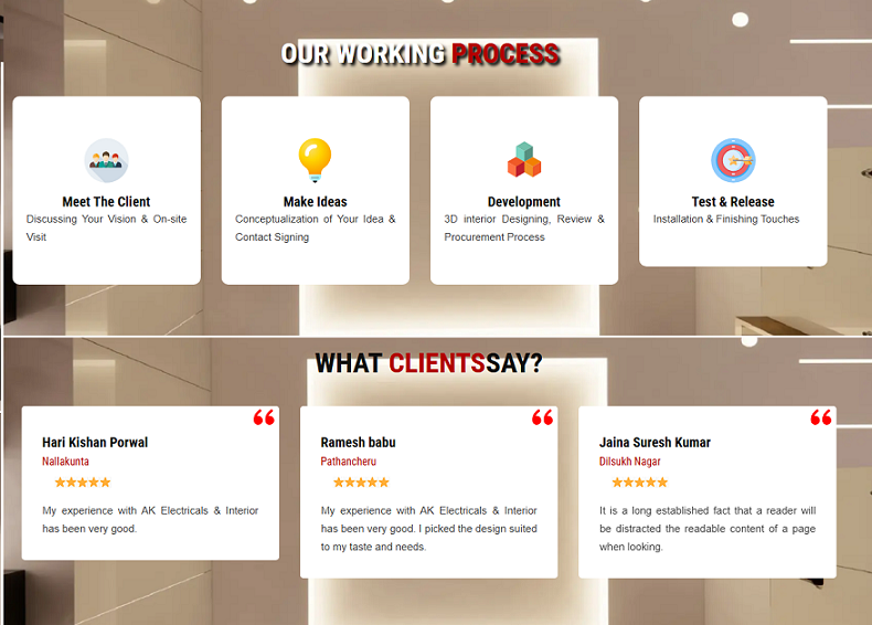 website development