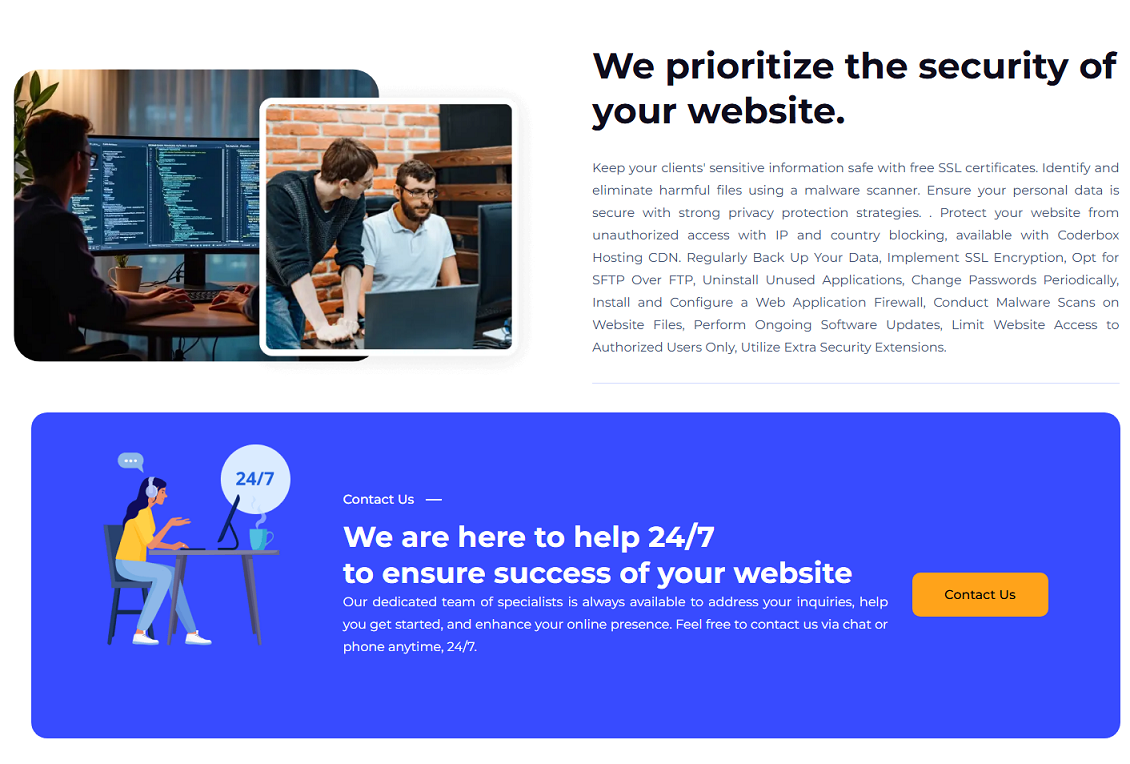 website development