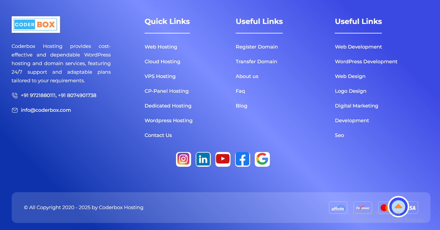 website development